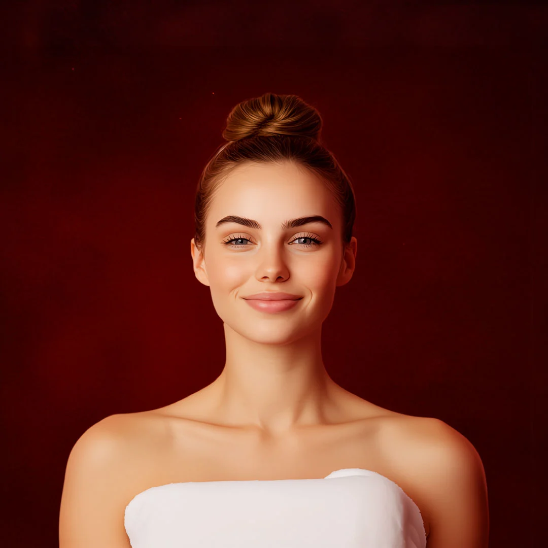 woman with clear glowing skin natural shilajit skincare benefits