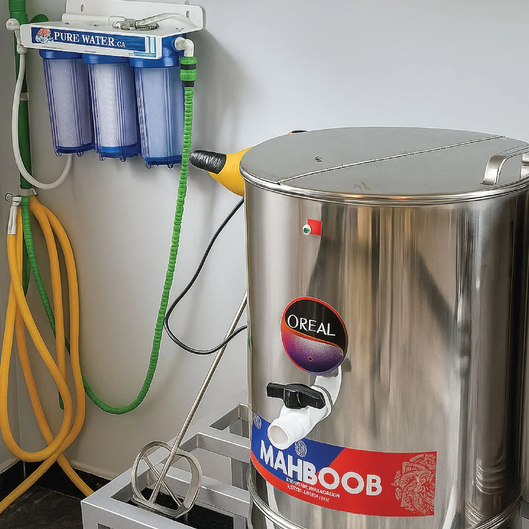 shilajit resin dissolved in cold spring water natural extraction process