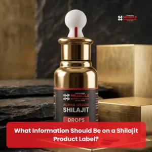 Shilajit Product Label